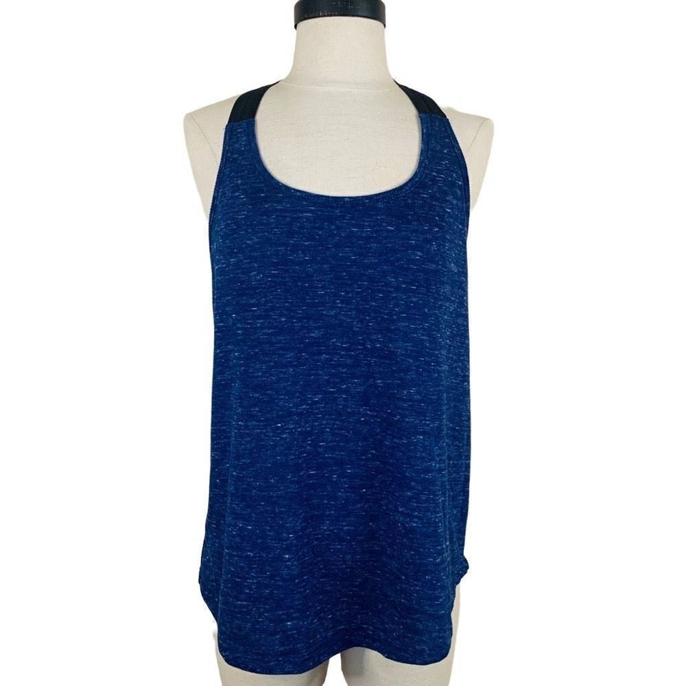 Victoria’s Secret Sport Racerback T Back Athletic Workout Tank Top Blue & Black